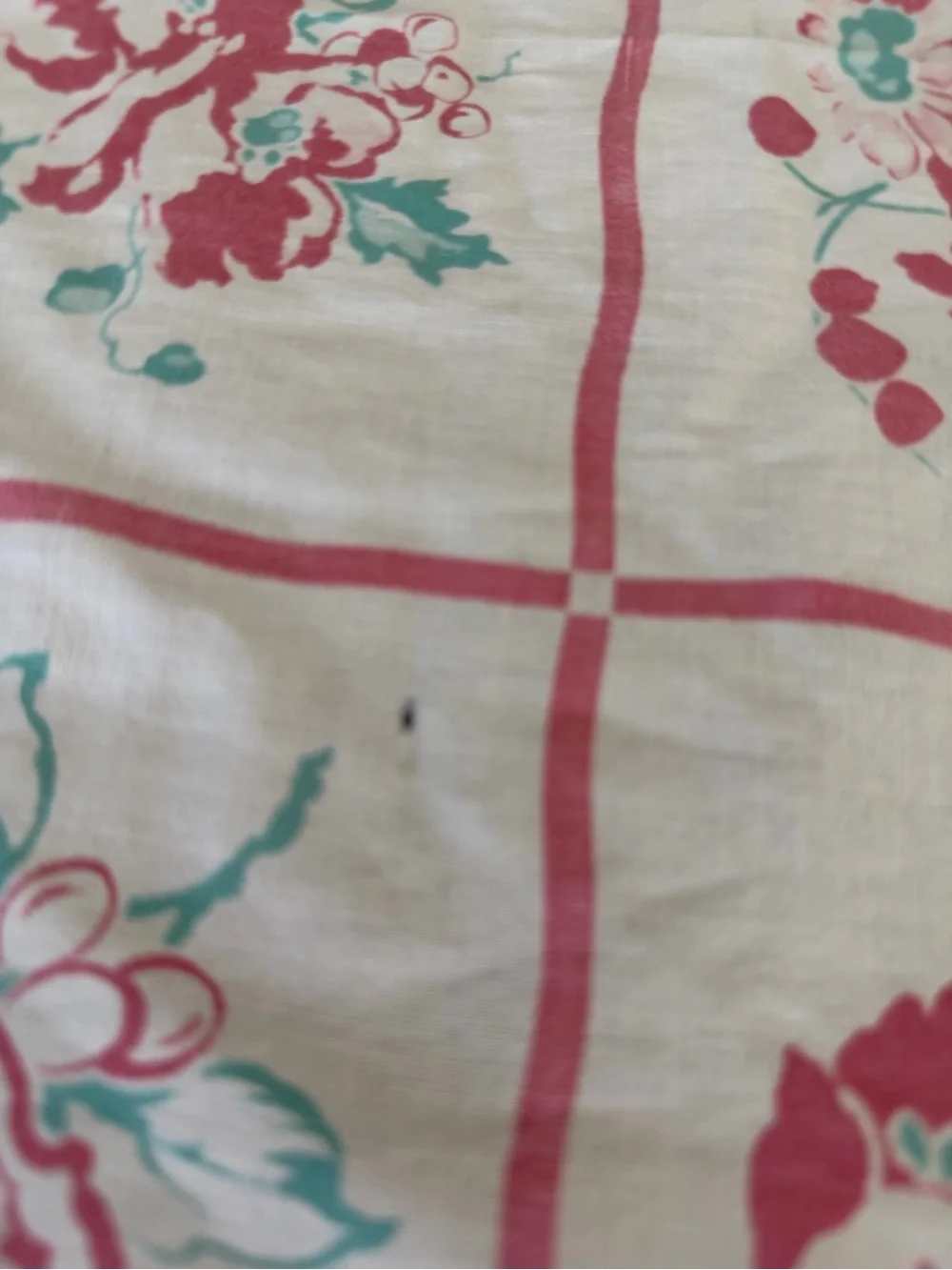 Vintage Floral Embroidered and Printed tablecloth sets-well love
